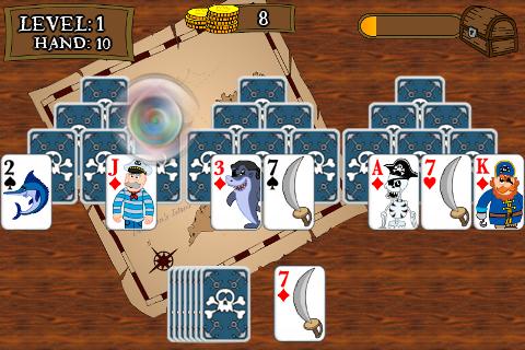 Pirate TriPeaks Solitaire  Screenshot 1