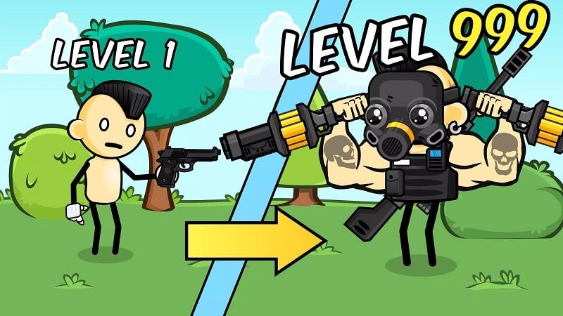 Stickman and Gun: Zombie War  Screenshot 4