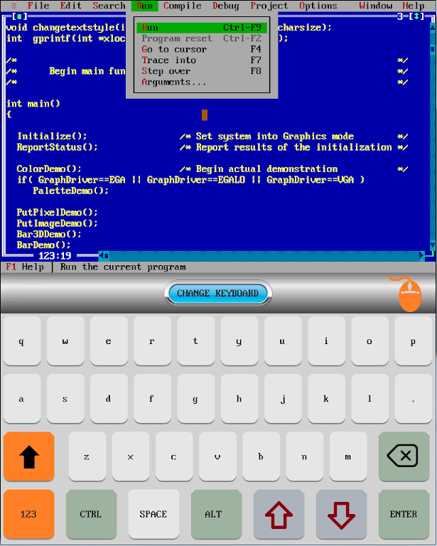 Turbo C++ Compiler  Screenshot 1