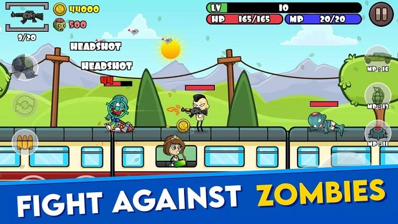 Stickman and Gun: Zombie War  Screenshot 1