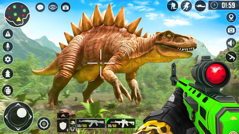 Dinosaur Hunter Shooting Games Mod  Screenshot 4