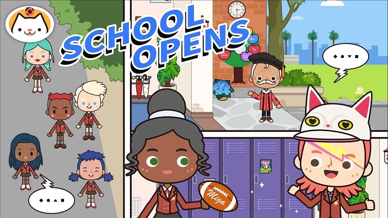 Miga Town: My School  Screenshot 1