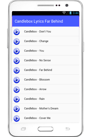 Candlebox Lyrics Far Behind  Screenshot 3