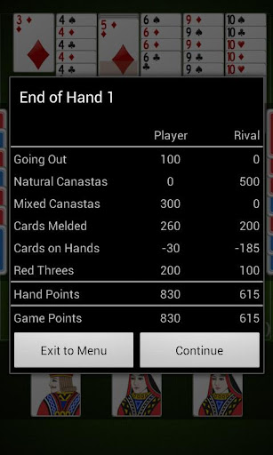 Canasta Free  Screenshot 1