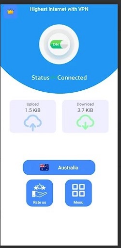 Highest internet with VPN  Screenshot 3