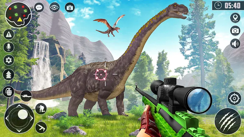 Dinosaur Hunter Shooting Games Mod  Screenshot 1