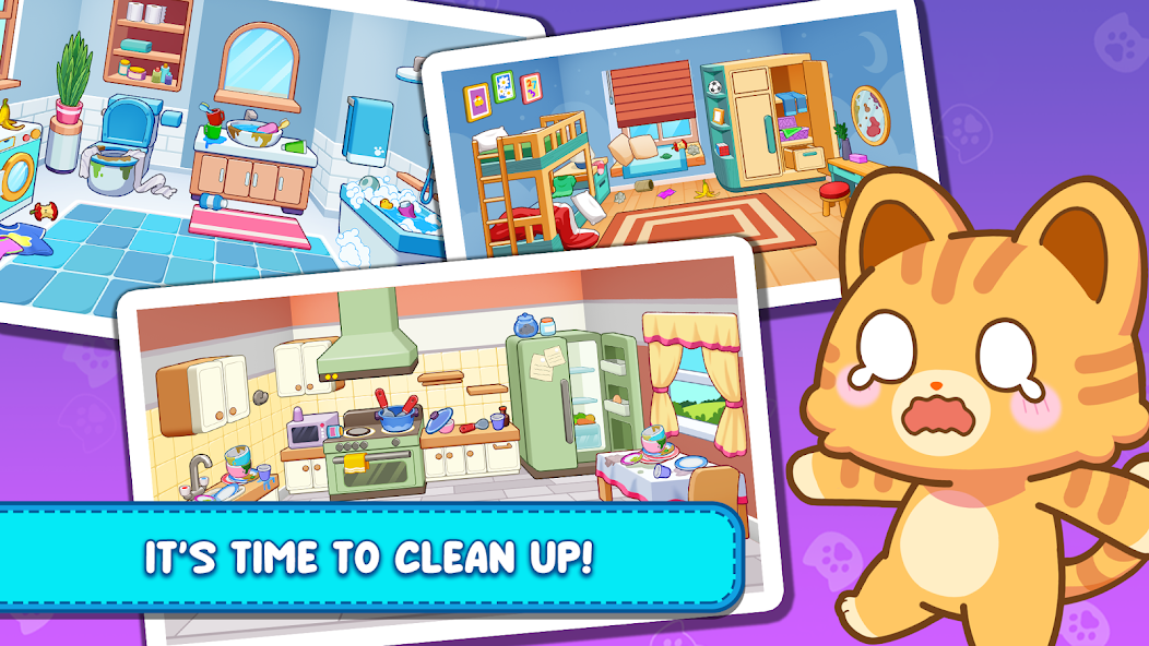 My Love Cats: Care and Clean Mod  Screenshot 4