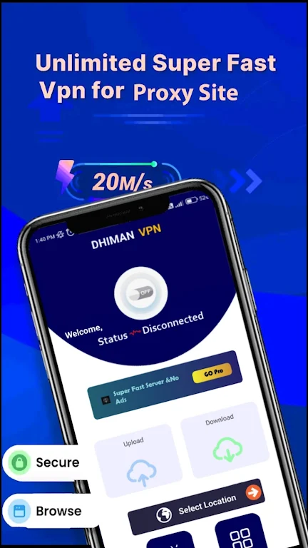 DHIMAN VPN  Screenshot 4