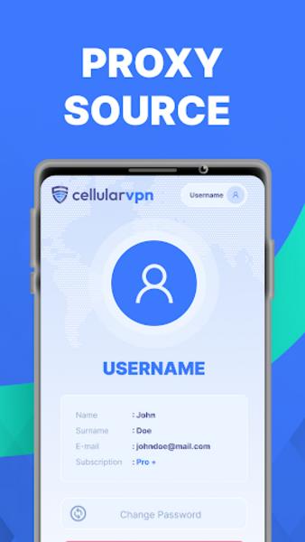 Cellular VPN  Screenshot 1