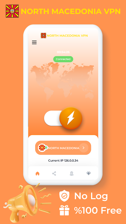 North Macedonia VPN -  Proxy  Screenshot 1
