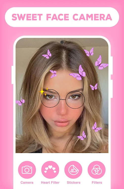 Sweet Face Camera Live Filters Mod  Screenshot 1
