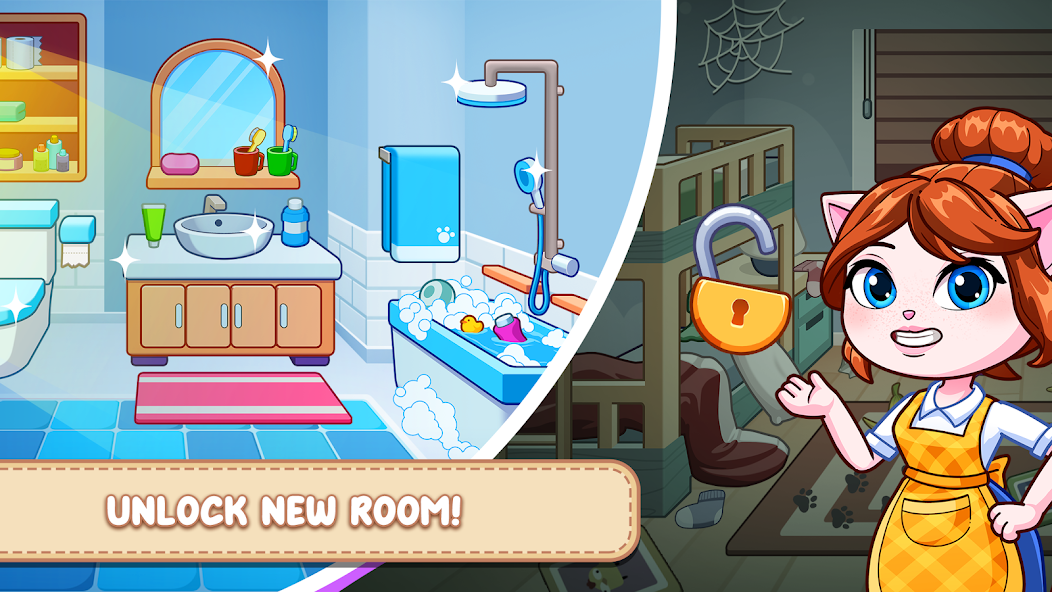 My Love Cats: Care and Clean Mod  Screenshot 3