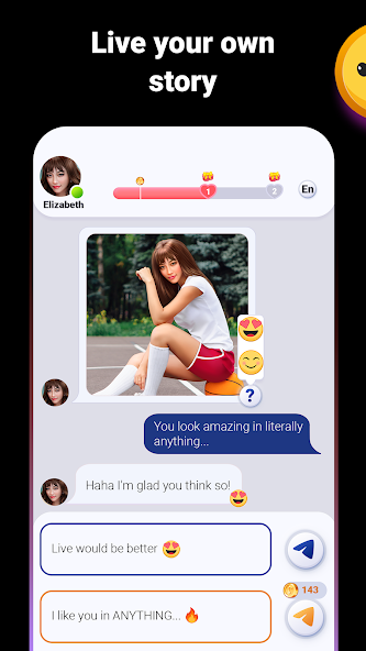 Love Stories: Dating game Mod  Screenshot 1