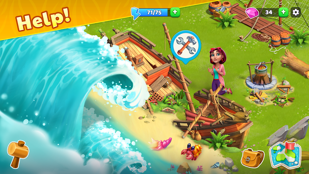 Bermuda Adventures Farm Island Mod  Screenshot 2