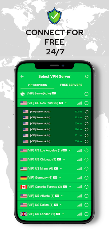 Green Fast - Safe VPN  Screenshot 2