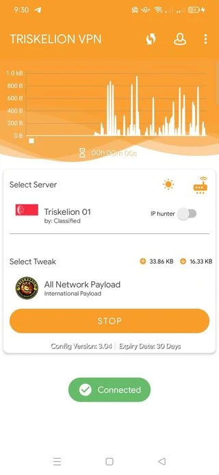 TRISKELION VPN  Screenshot 1