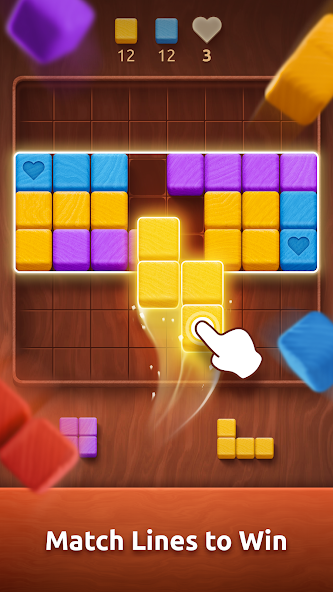 Colorwood Blocks Puzzle Game Mod  Screenshot 1