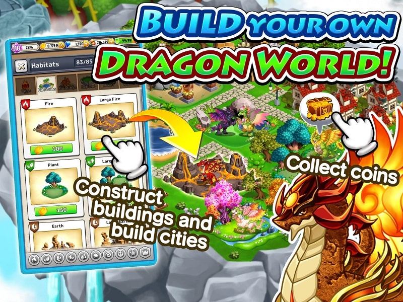 Dragon Paradise: City Sim Game  Screenshot 2