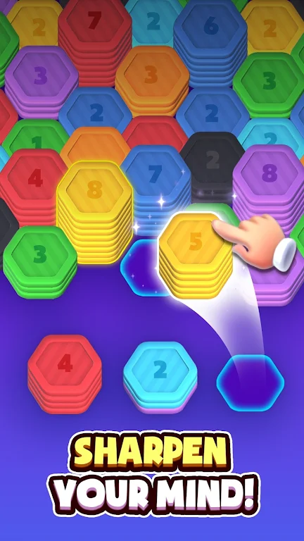 Hexa Stack: Sorting Puzzle Mod  Screenshot 3