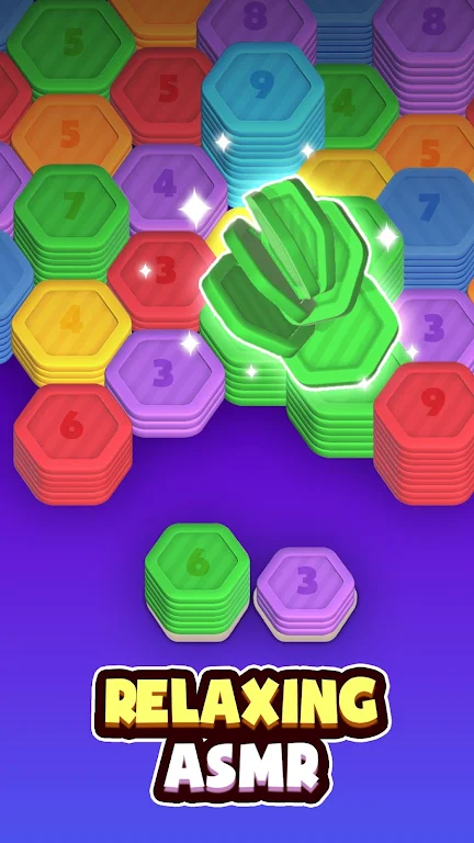 Hexa Stack: Sorting Puzzle Mod  Screenshot 1