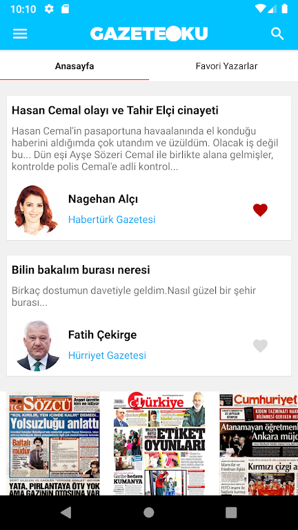 Gazete Oku  Screenshot 1