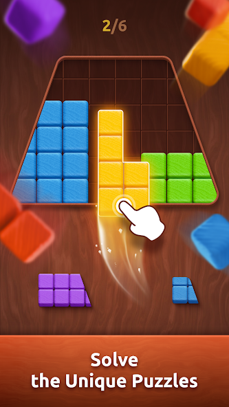 Colorwood Blocks Puzzle Game Mod  Screenshot 2