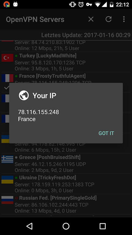 VPN SERVI  Screenshot 1