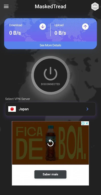 MaskedTread VPN  Screenshot 1