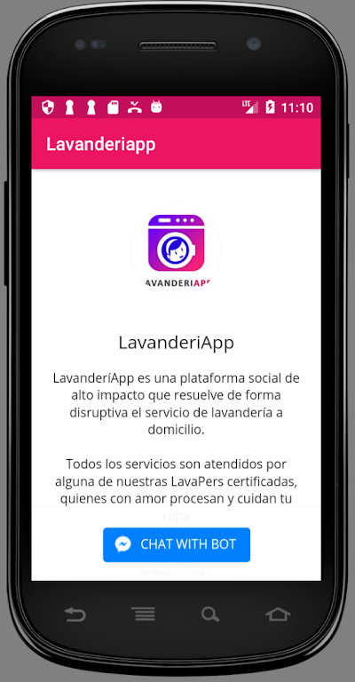 LavaPers LavanderiApp  Screenshot 1