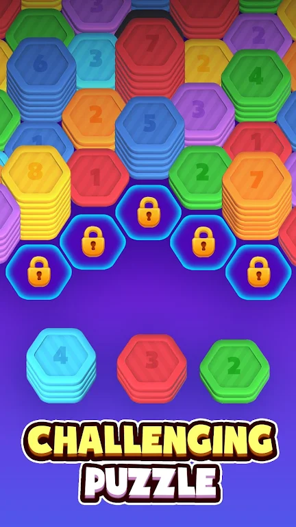 Hexa Stack: Sorting Puzzle Mod  Screenshot 2