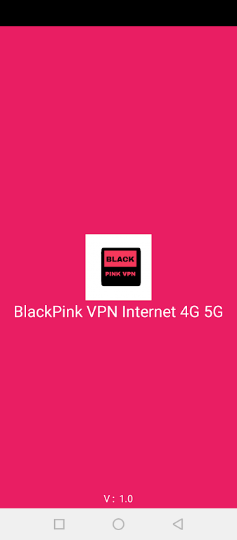 BlackPink VPN Internet 4G 5G  Screenshot 1