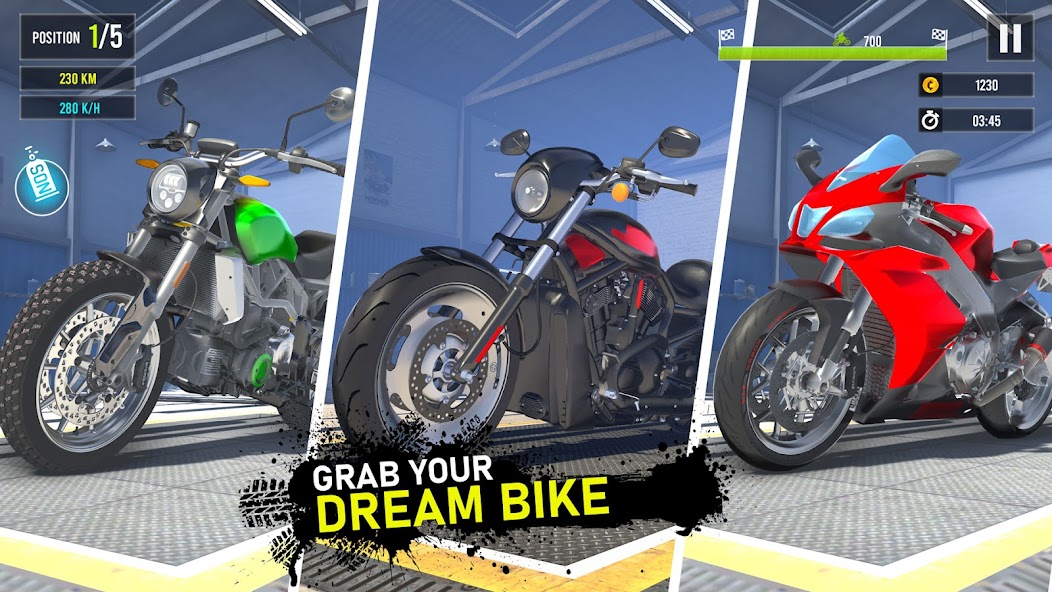 Moto Traffic Bike Race Game 3d Mod  Screenshot 2