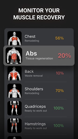 Workout Planner Muscle Booster Mod  Screenshot 4