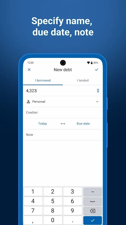 Debt Control – Manager Tracker  Screenshot 4