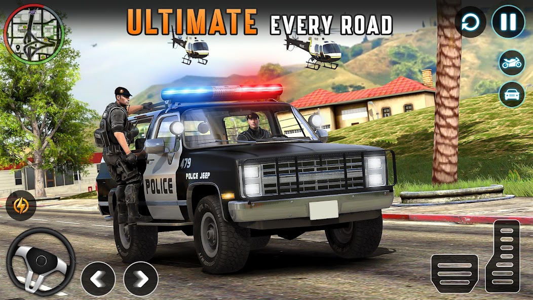 Police Car Chase: Police Games Mod  Screenshot 2