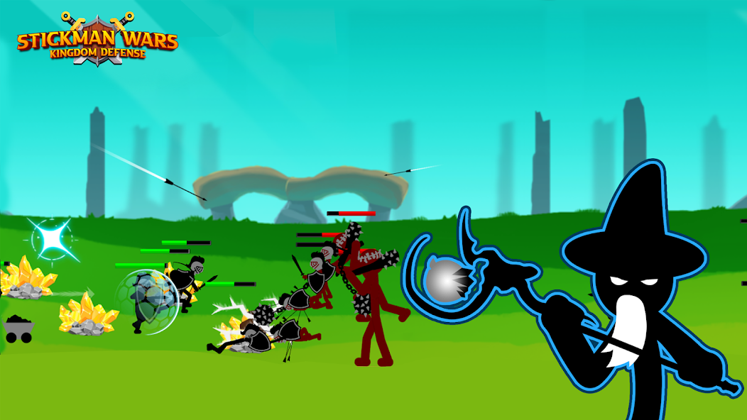 Stickman Wars: Kingdom Defense Mod  Screenshot 1