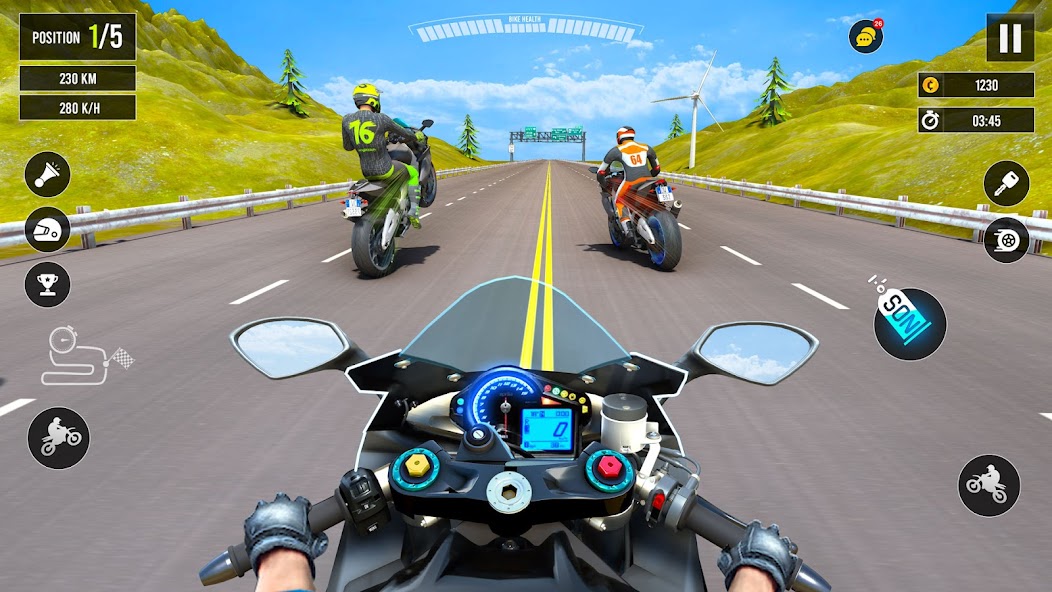 Moto Traffic Bike Race Game 3d Mod  Screenshot 1