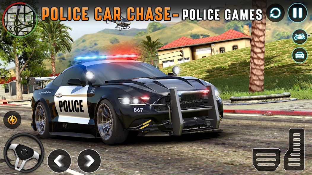 Police Car Chase: Police Games Mod  Screenshot 4