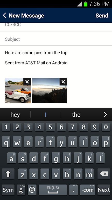 AT&T Mail  Screenshot 2