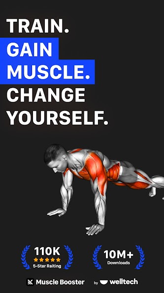 Workout Planner Muscle Booster Mod  Screenshot 1