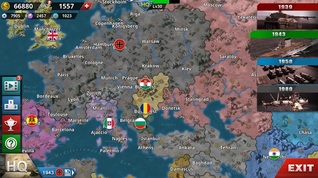 World Conqueror 4-WW2 Strategy Mod  Screenshot 2