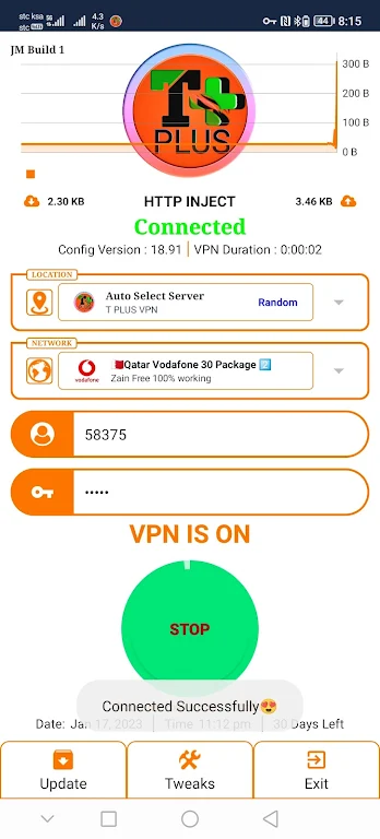 T PLUS VPN  Screenshot 3