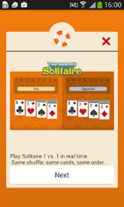 Tournaments Solitaire  Screenshot 1