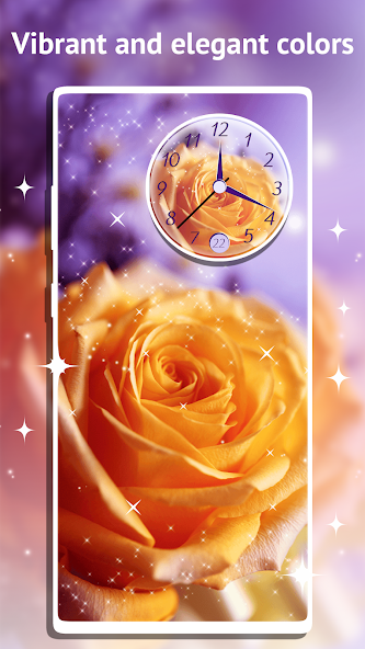 Rose Clock Live Wallpaper Mod  Screenshot 4