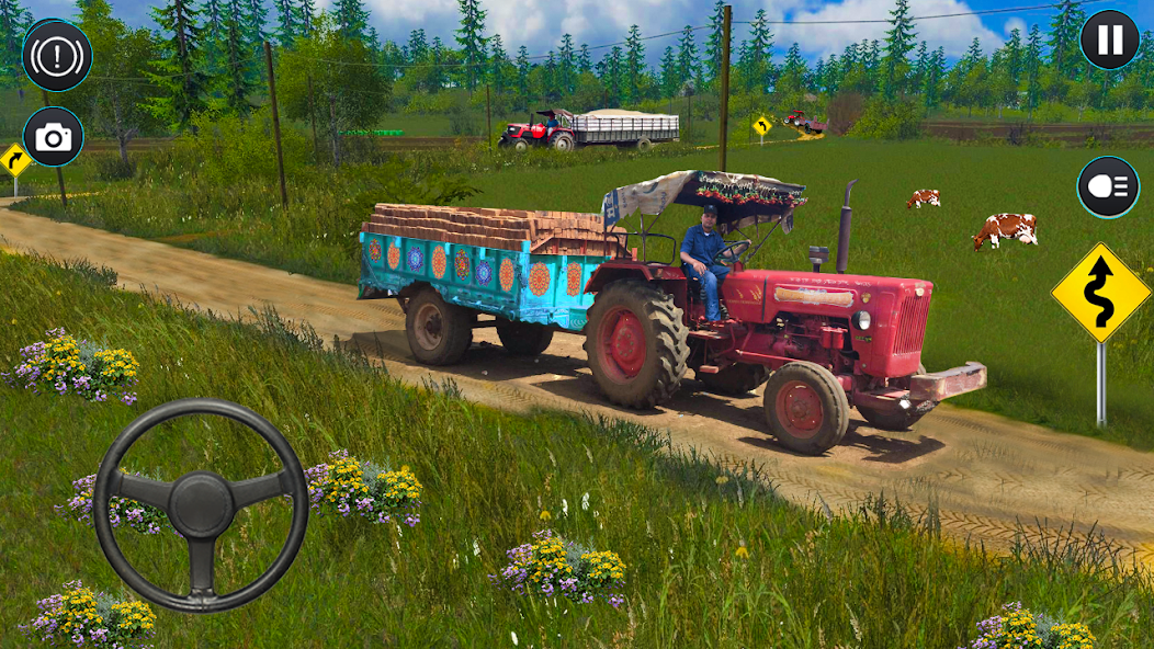 Heavy Cargo Tractor Trolley Mod  Screenshot 4