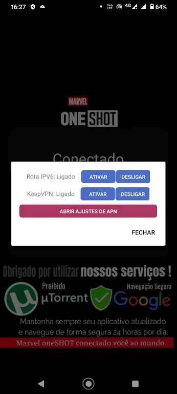 ONE SHOT VPN  Screenshot 4