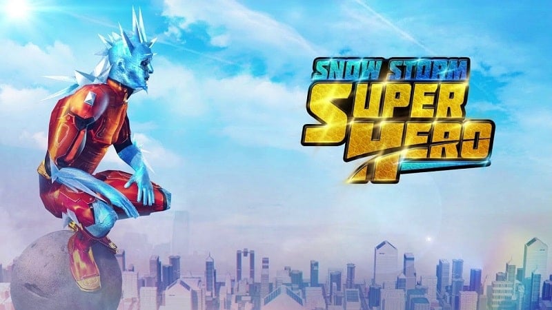 Snow Storm Superhero  Screenshot 1