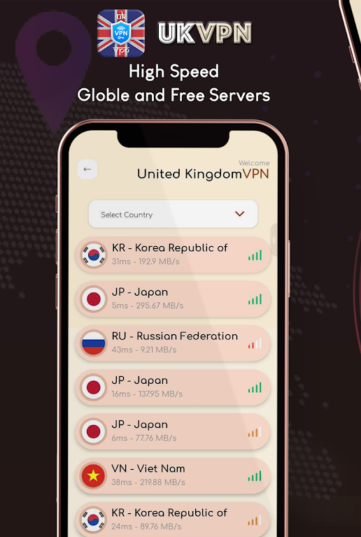 VPN United Kingdom- get UK VPN  Screenshot 4