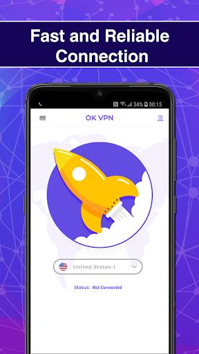 OK VPN - Secure & Unlimited  Screenshot 1