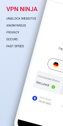 VPN Ninja - Safe Fast Proxy  Screenshot 1